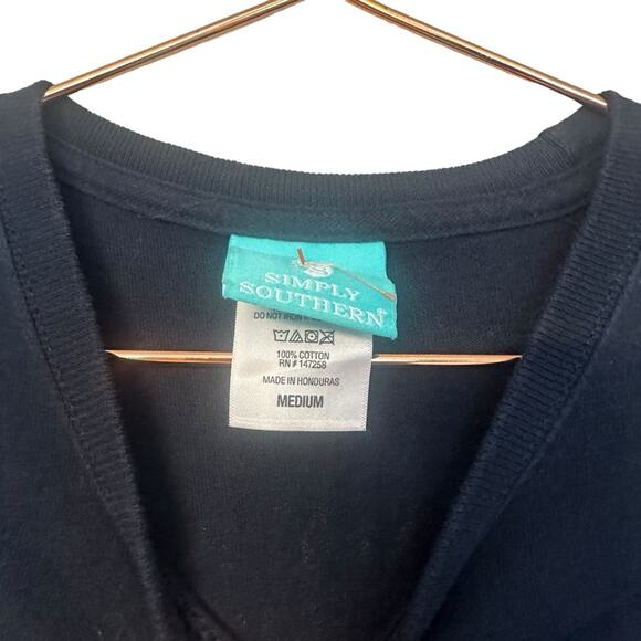 Simply Southern 'God Is My Anchor' T-Shirt - Size Medium - Picture 3 of 5